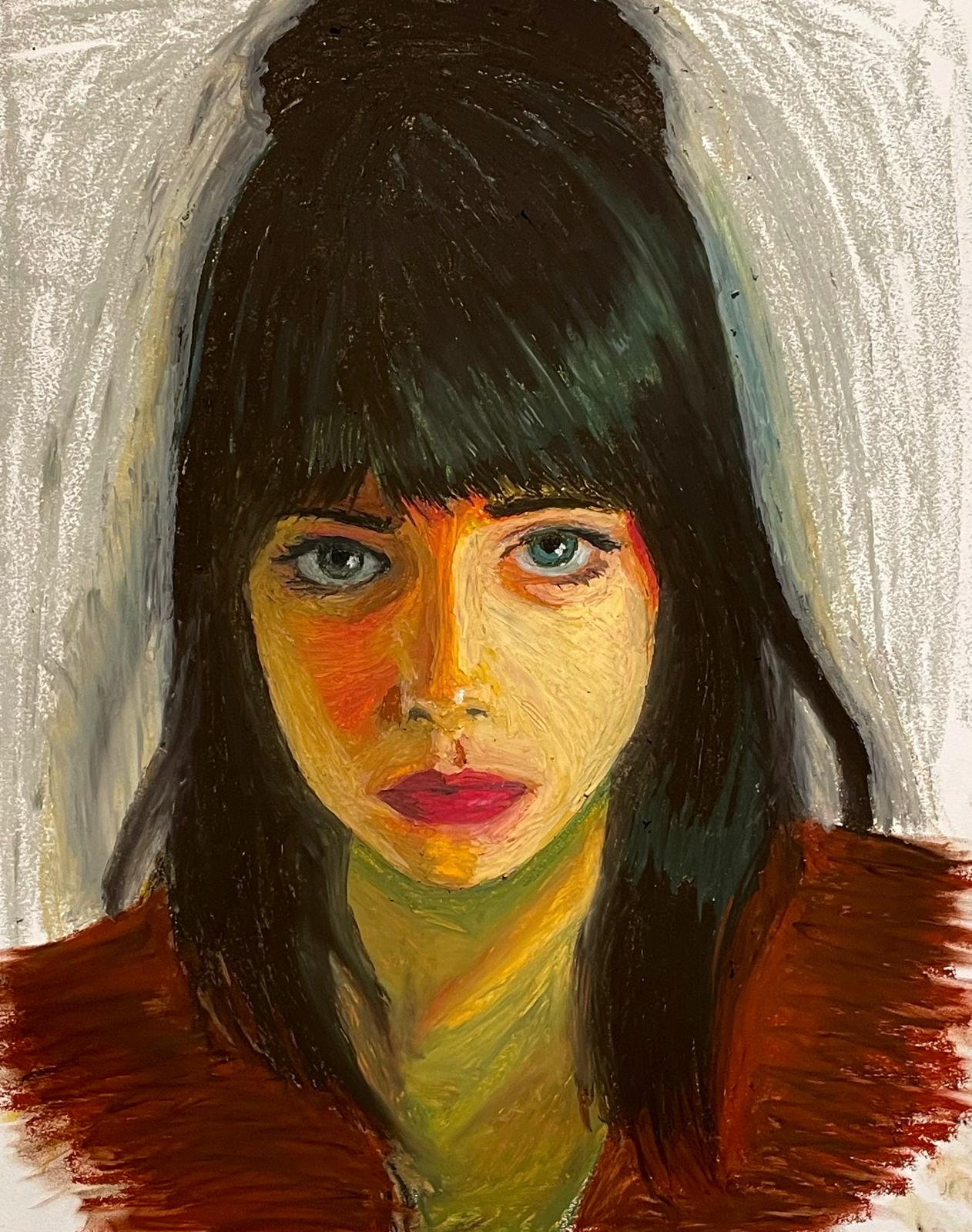 I'm a phoney i'm a fake, a fraud, a snake, pastel sur papier par Selim Ben Turkia